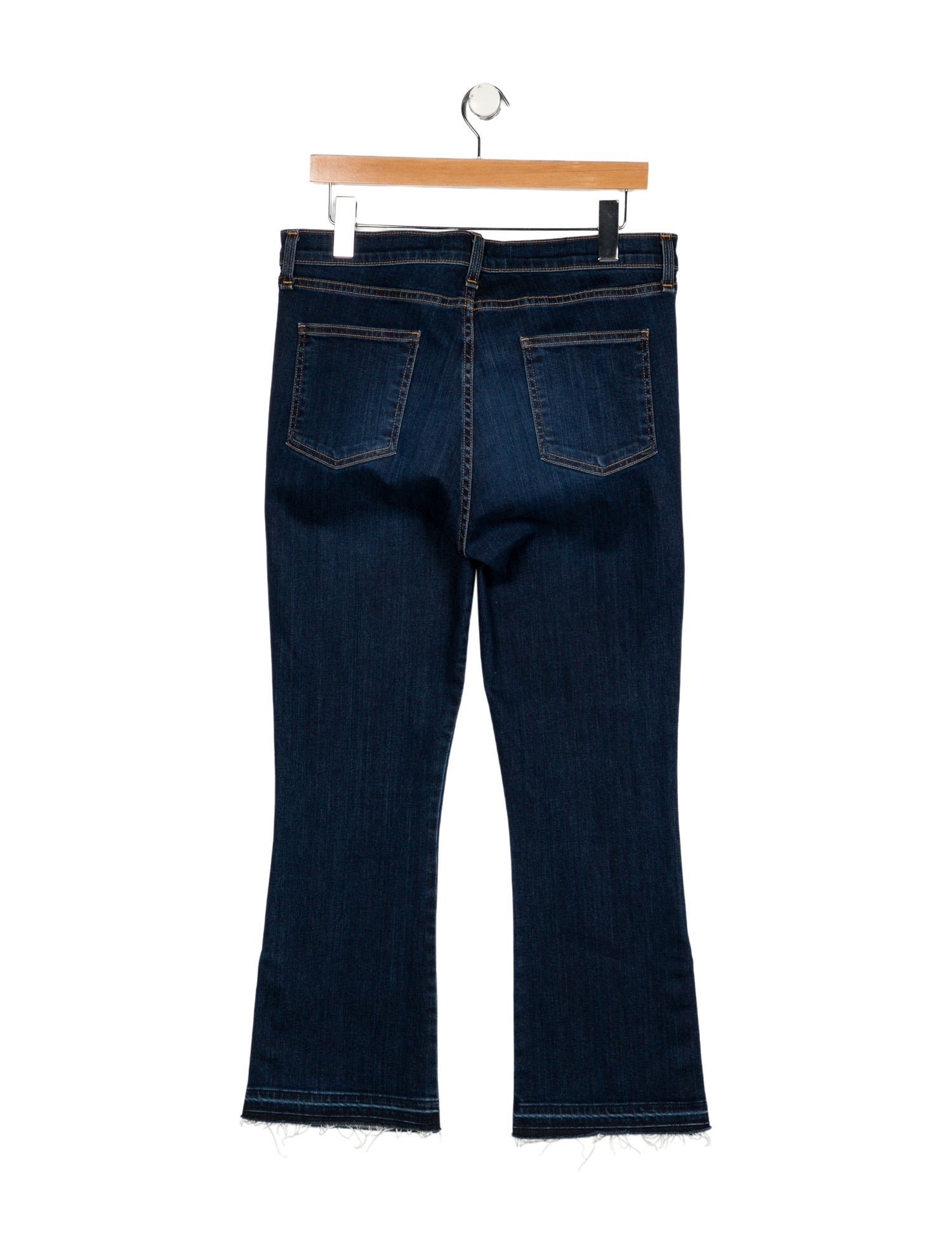 Veronica Beard High-Rise Straight Leg Jeans