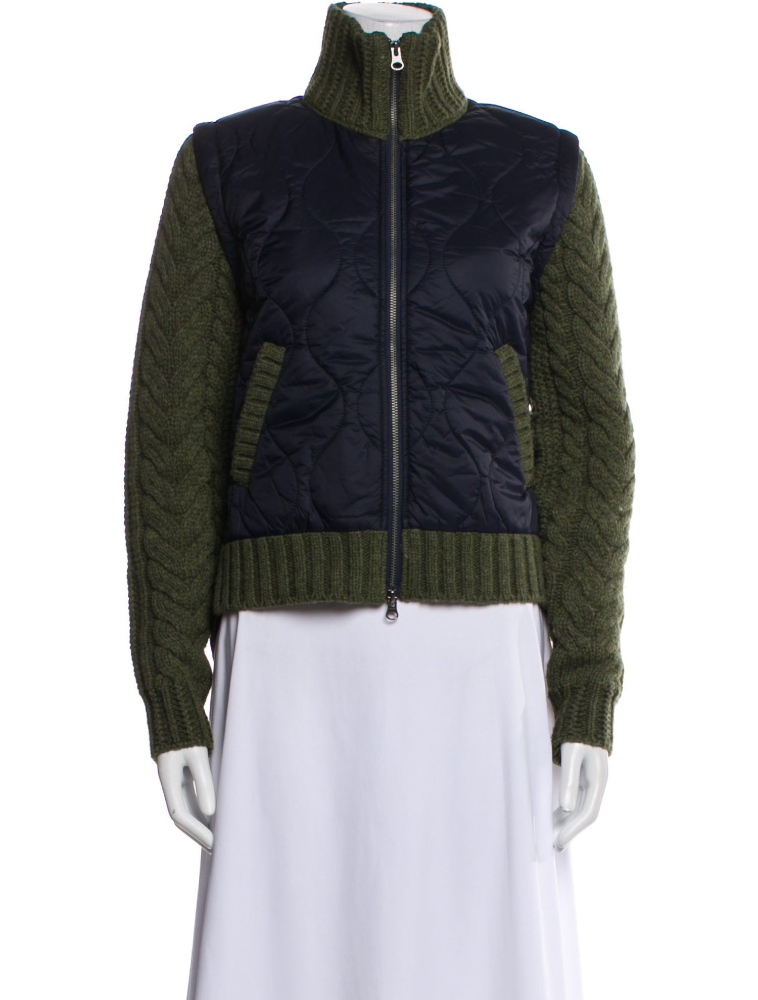 Veronica Beard Nylon Tweed Pattern Jacket