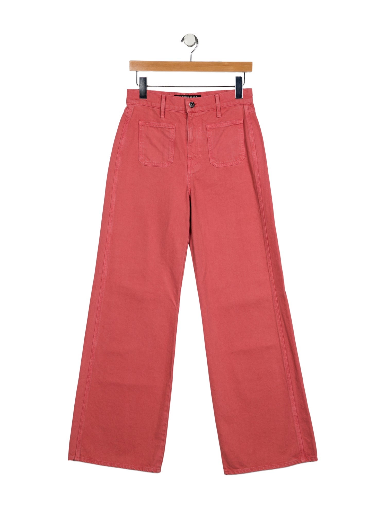 Veronica Beard High-Rise Wide Leg Jeans