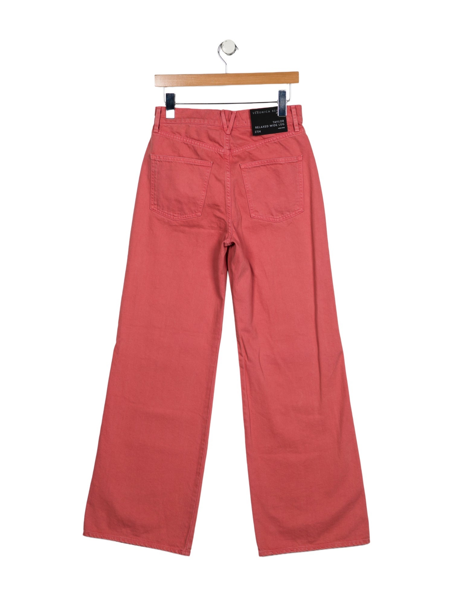 Veronica Beard High-Rise Wide Leg Jeans