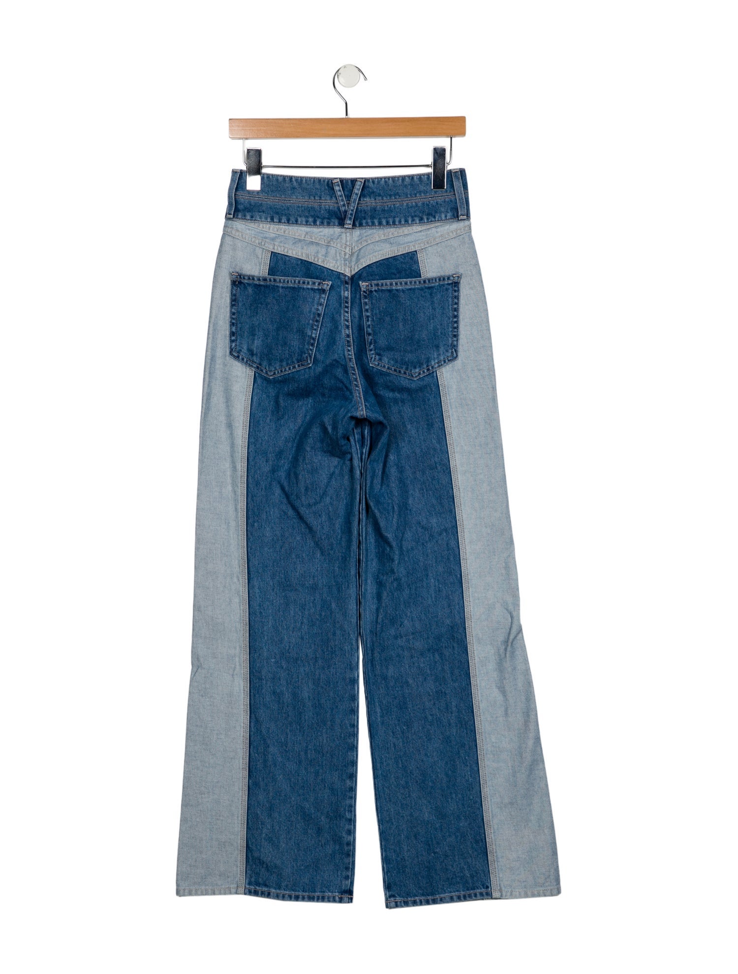 Veronica Beard High-Rise Wide Leg Jeans