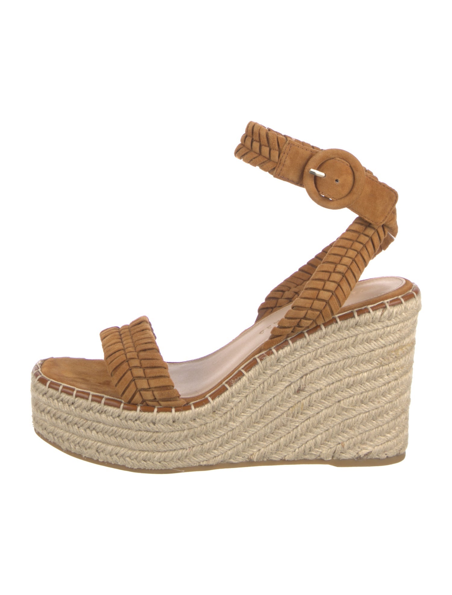 Veronica Beard Suede Braided Accents Espadrilles