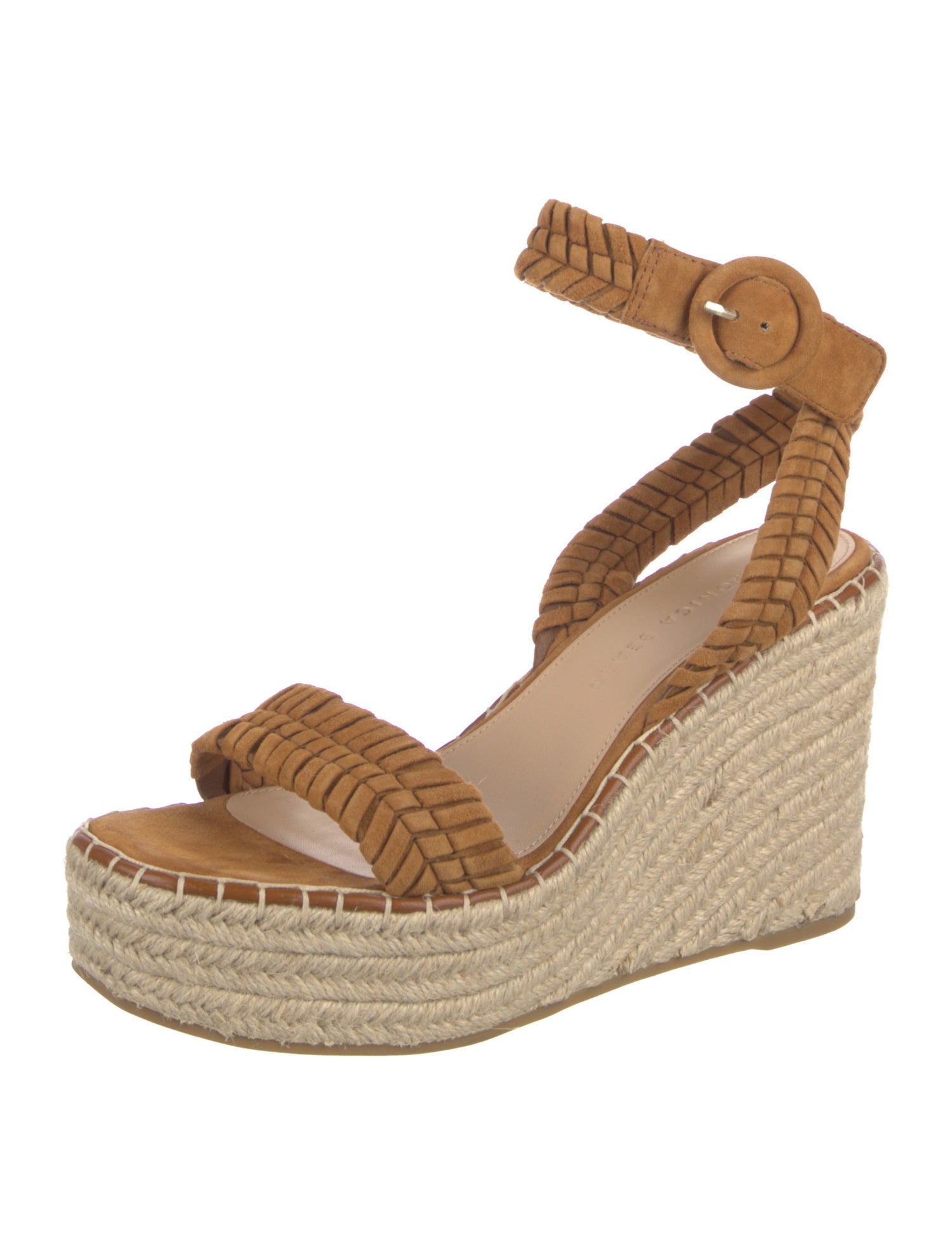 Veronica Beard Suede Braided Accents Espadrilles