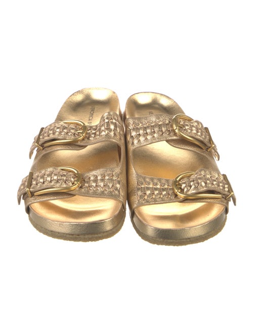 Veronica Beard Leather Slides