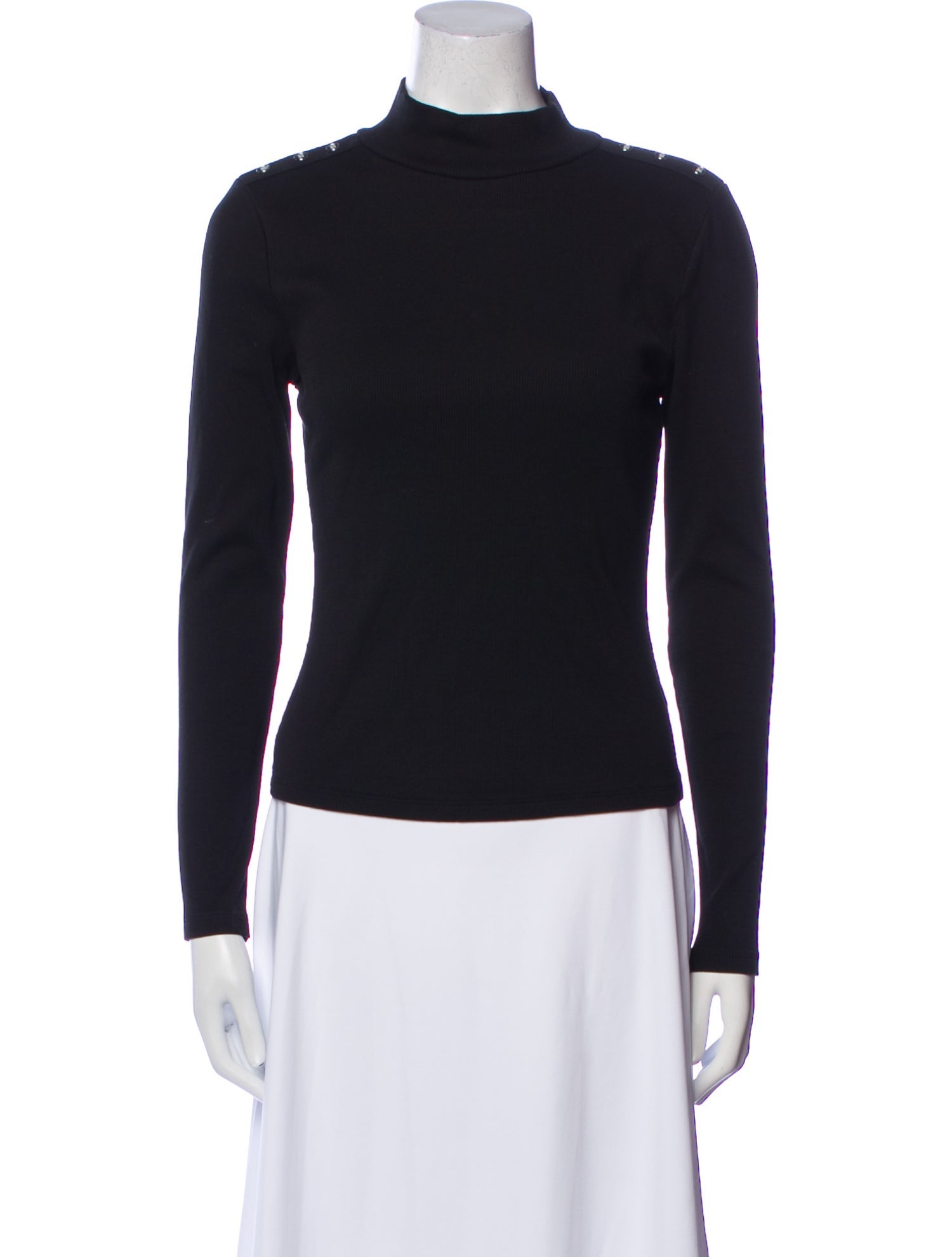 Veronica Beard Turtleneck Long Sleeve Top