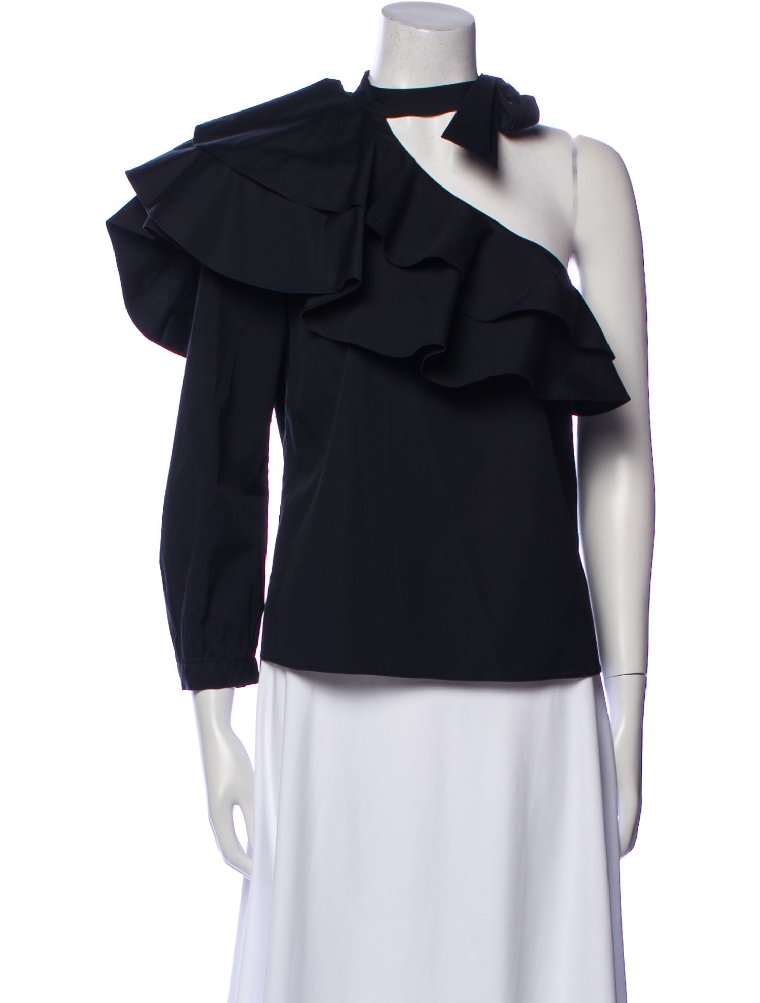 Veronica Beard Cowl Neck Long Sleeve Blouse