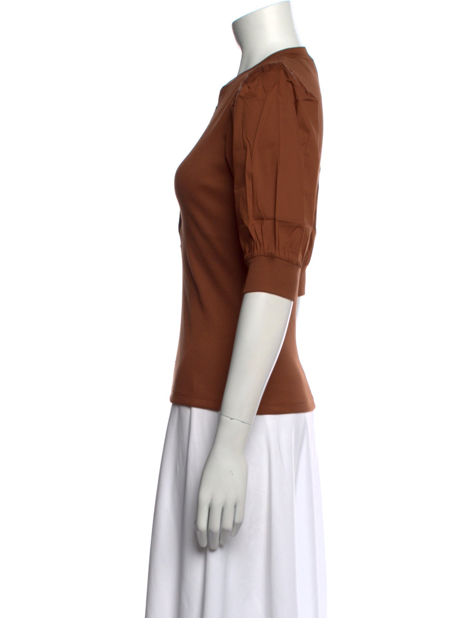 Veronica Beard V-Neck Three-Quarter Sleeve Polo w/ Tags