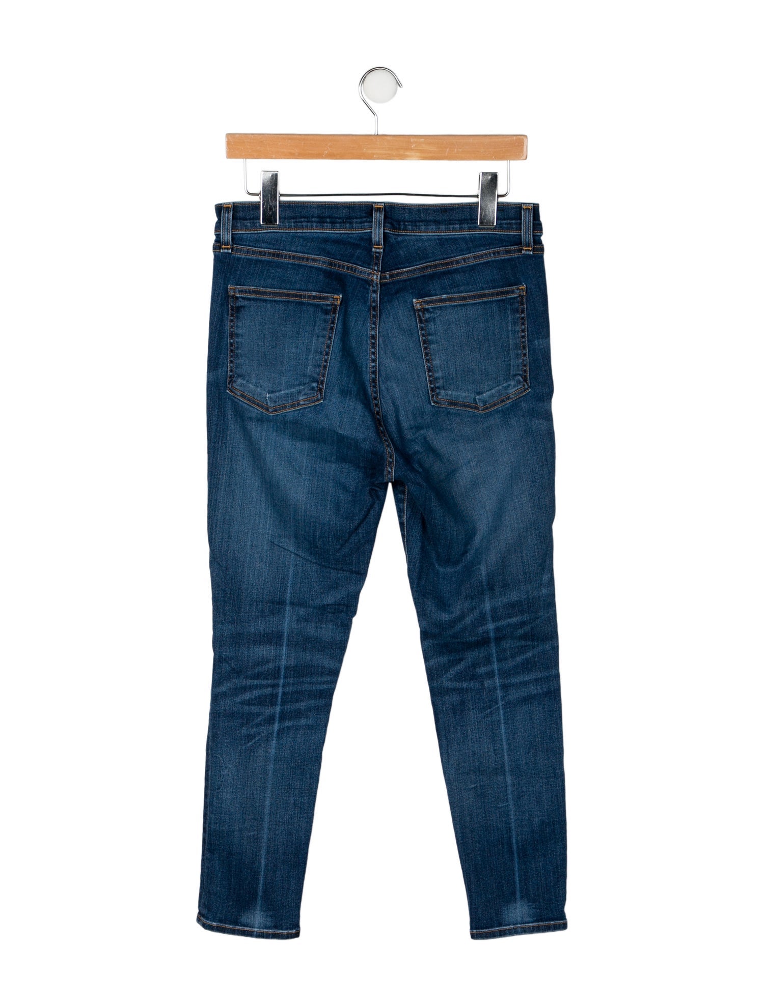 Veronica Beard Mid-Rise Skinny Leg Jeans