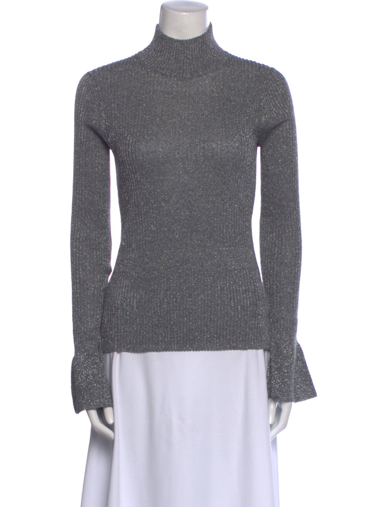 Veronica Beard Turtleneck Long Sleeve Sweatshirt