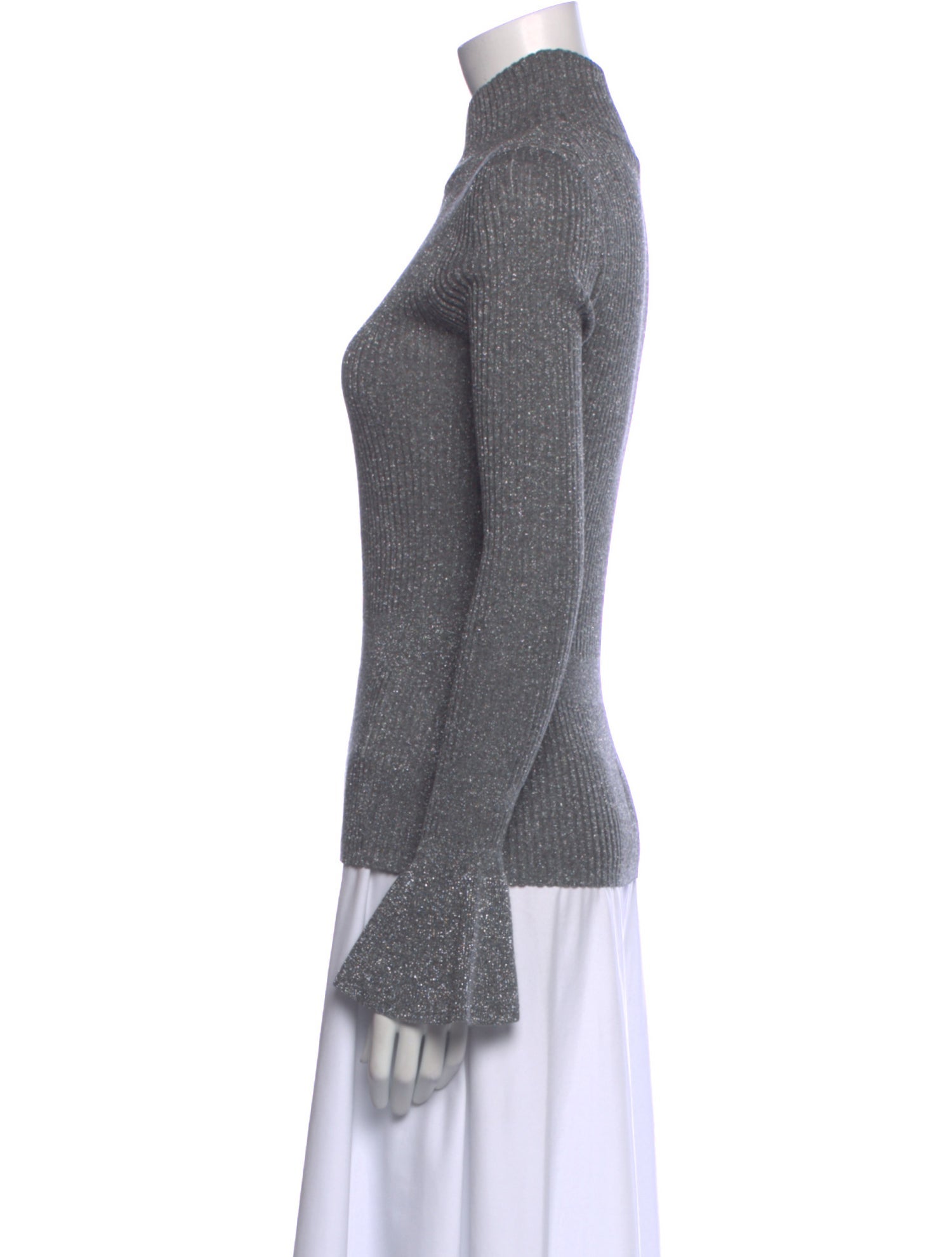 Veronica Beard Turtleneck Long Sleeve Sweatshirt