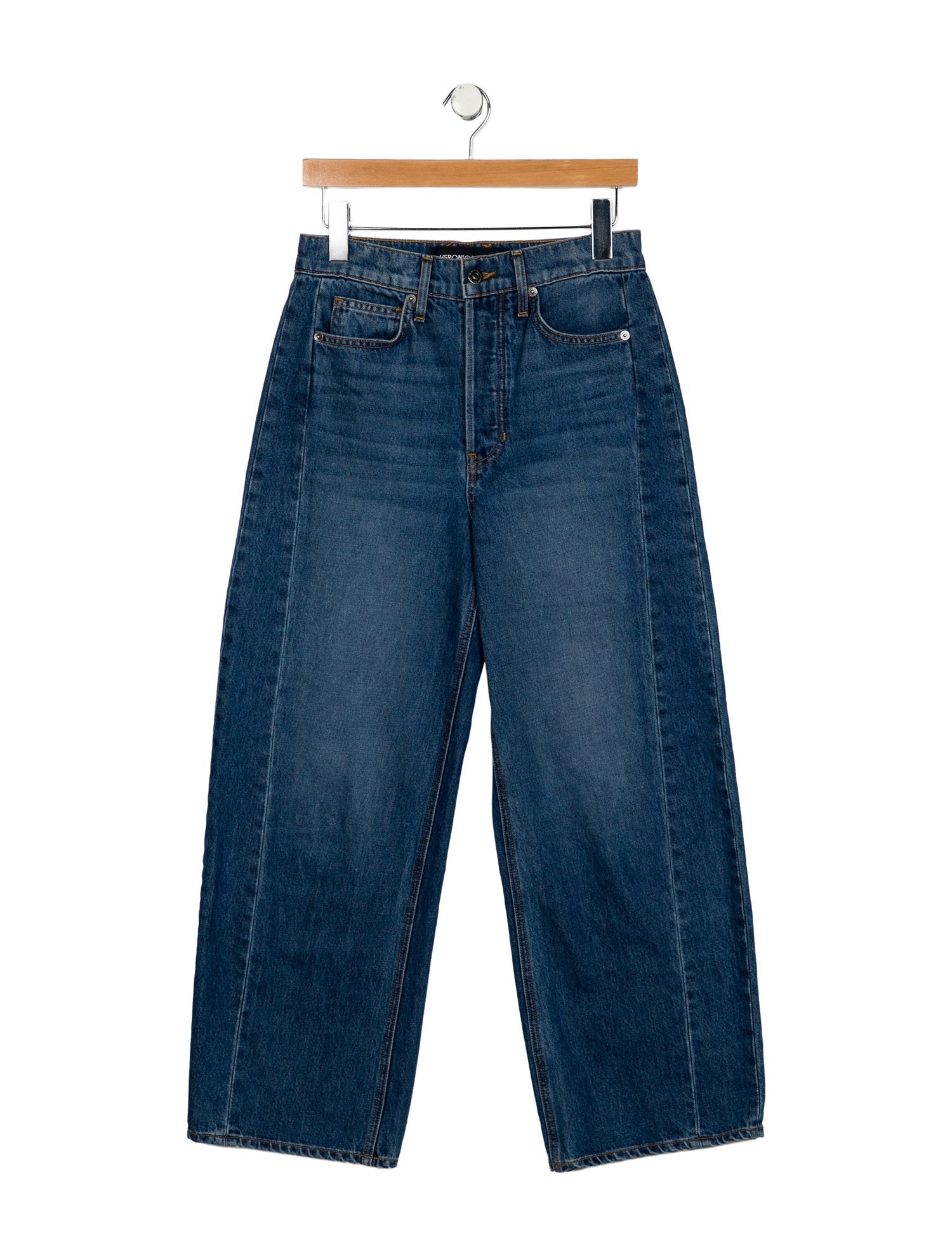 Veronica Beard High-Rise Wide Leg Jeans