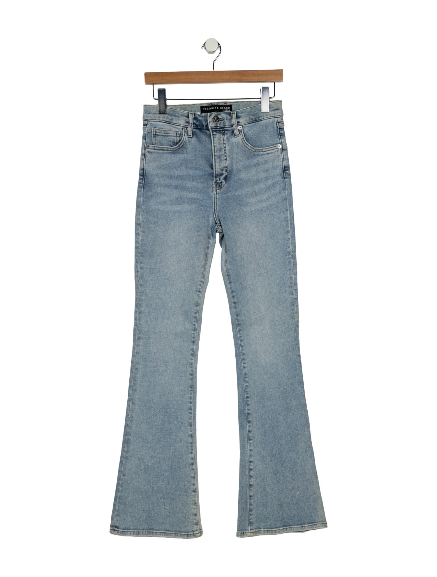 Veronica Beard High-Rise Wide Leg Jeans