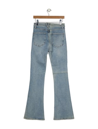 Veronica Beard High-Rise Wide Leg Jeans