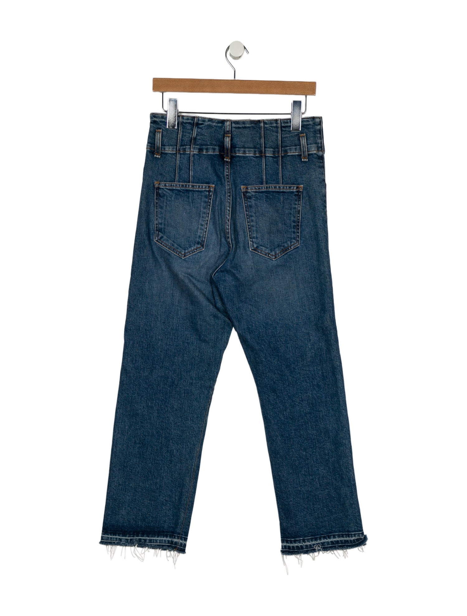 Veronica Beard High-Rise Wide Leg Jeans