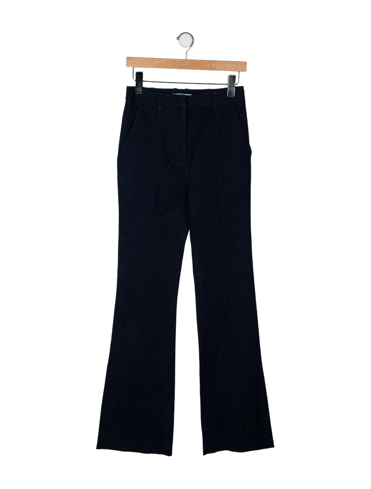 Veronica Beard High-Rise Wide Leg Jeans