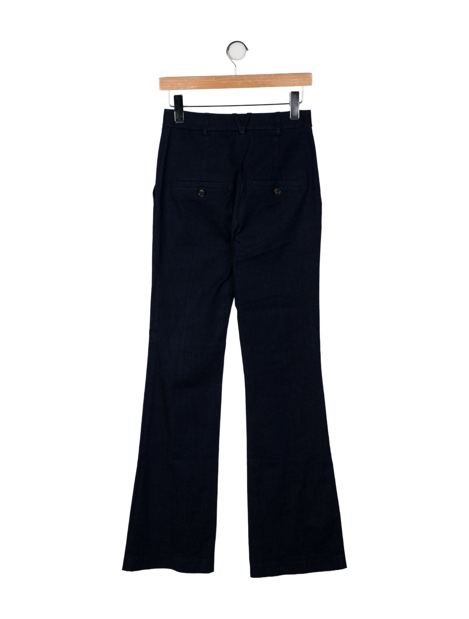 Veronica Beard High-Rise Wide Leg Jeans