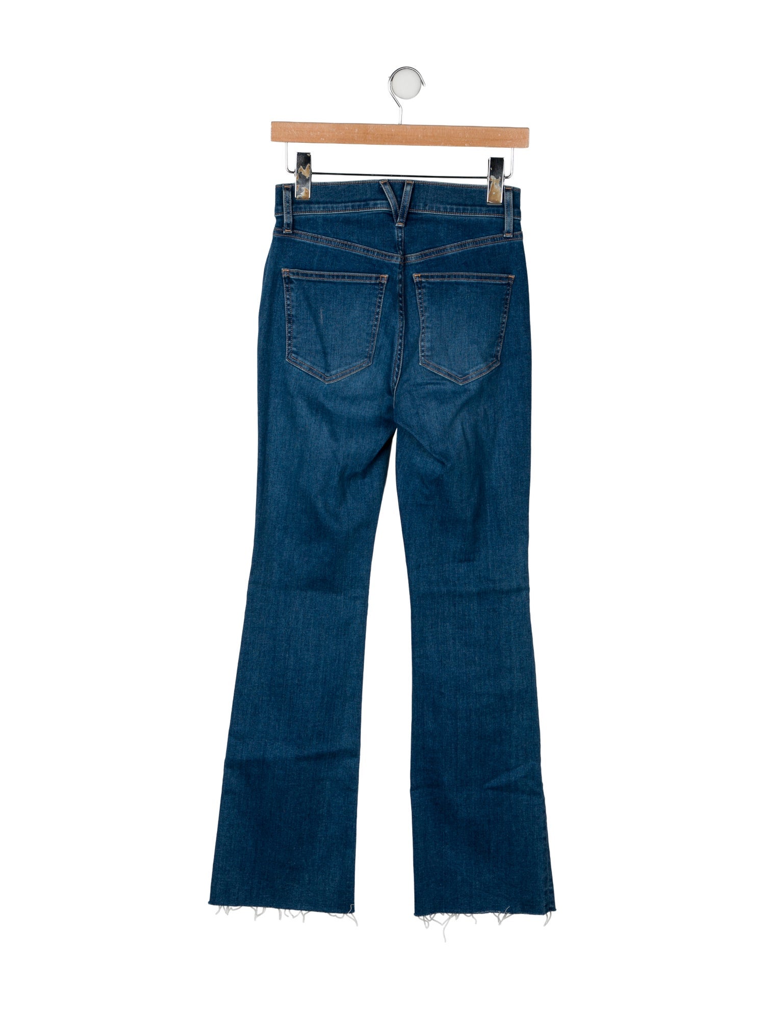 Veronica Beard Mid-Rise Wide Leg Jeans