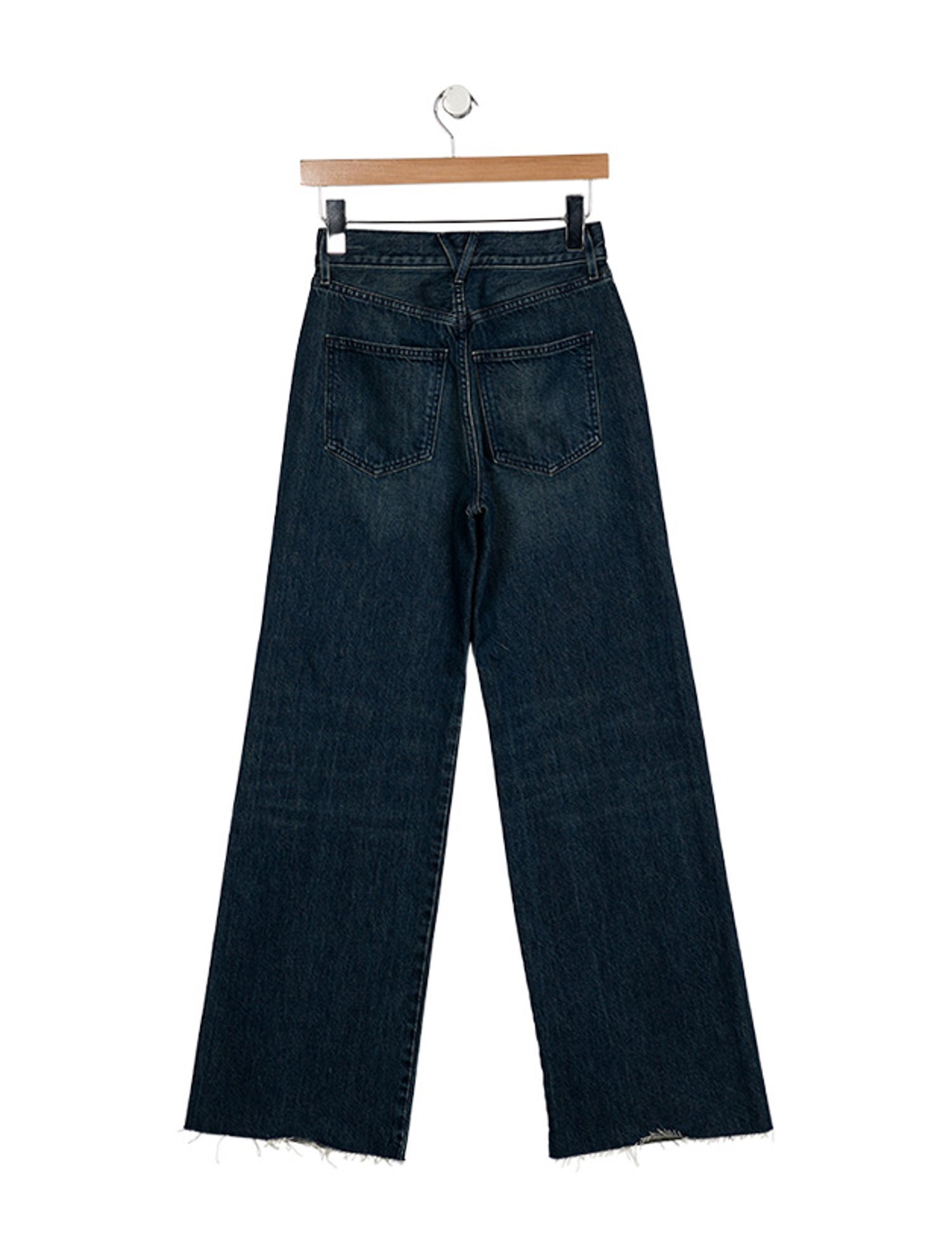 Veronica Beard Mid-Rise Wide Leg Jeans