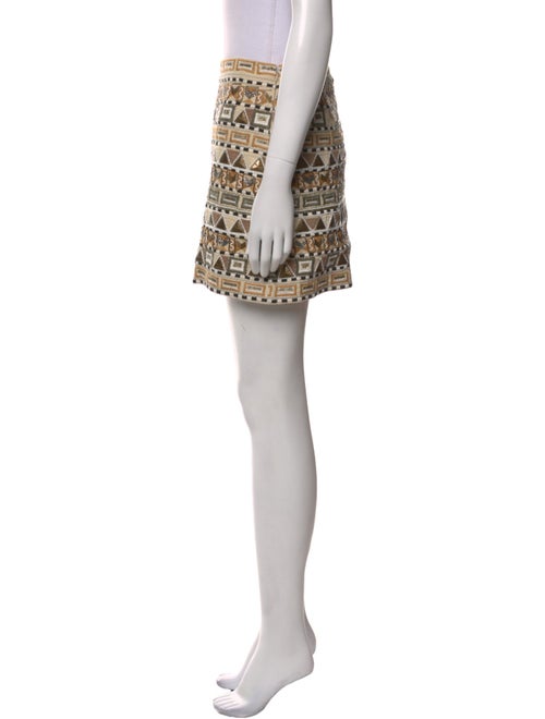 Veronica Beard Printed Mini Skirt