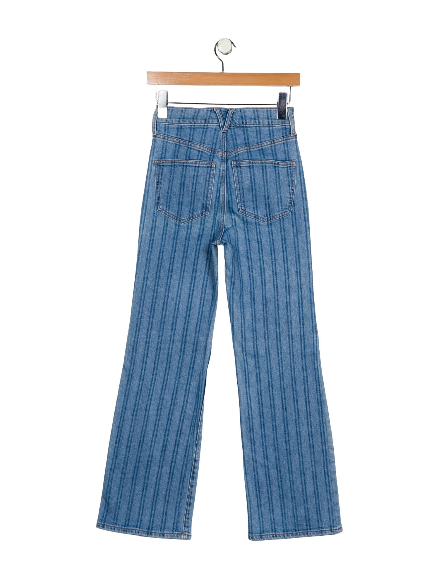 Veronica Beard Mid-Rise Wide Leg Jeans