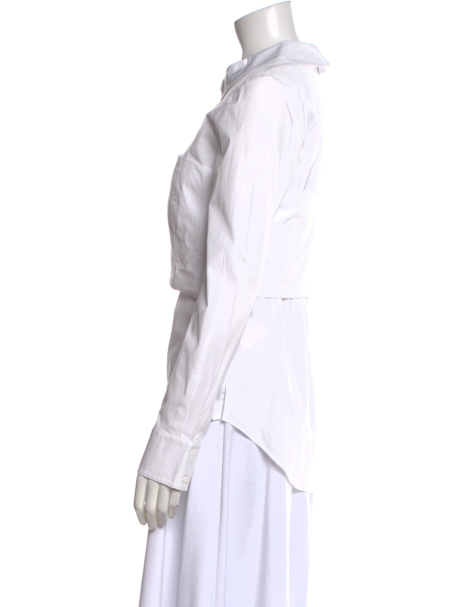 Veronica Beard Long Sleeve Button-Up Top