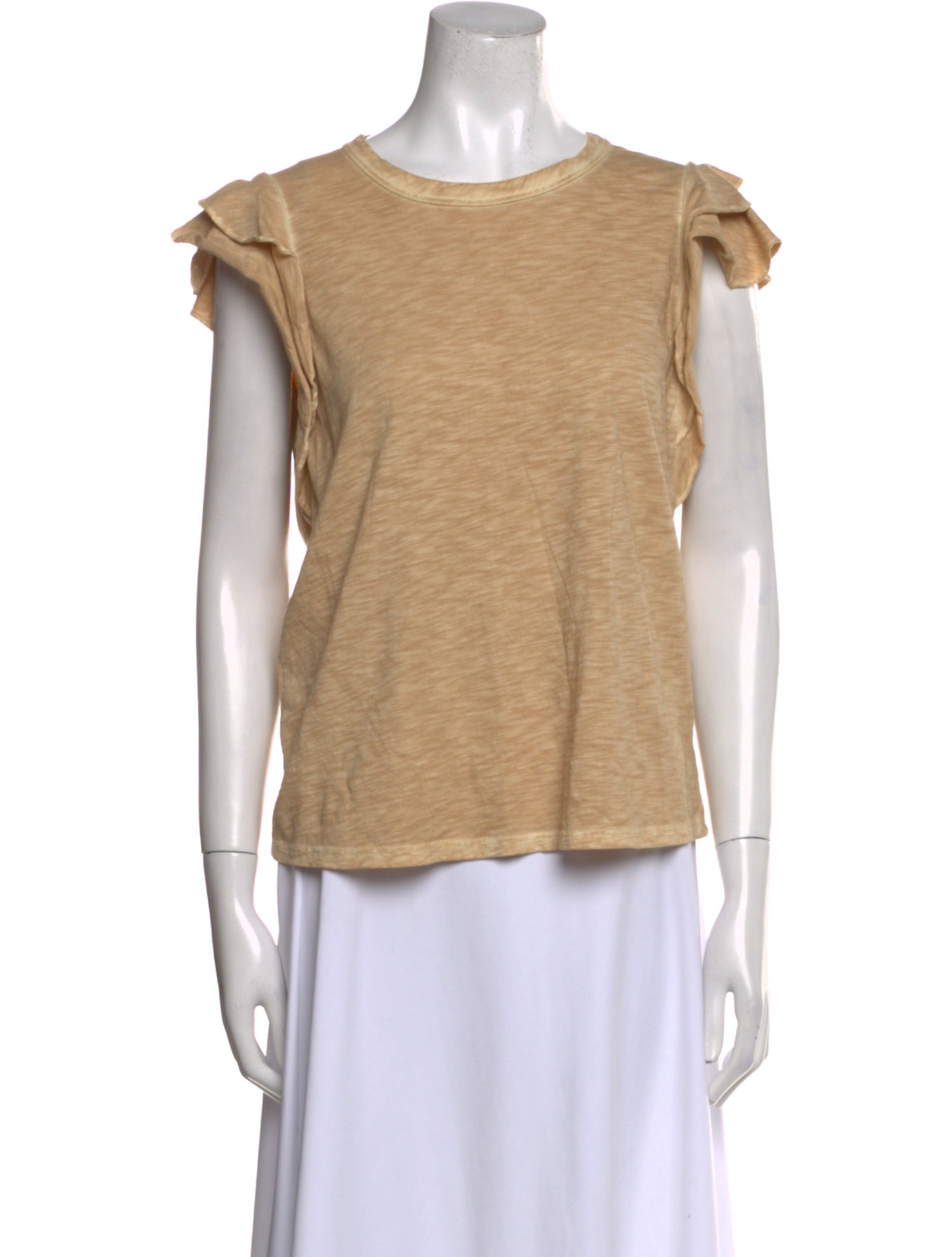 Veronica Beard Scoop Neck Short Sleeve Top