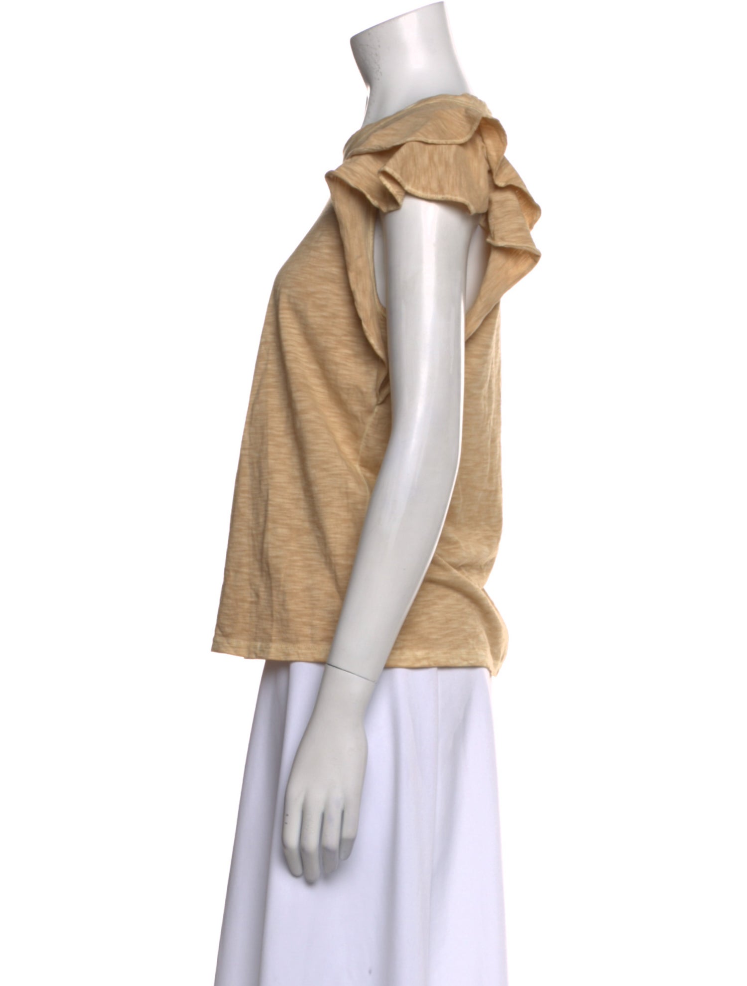 Veronica Beard Scoop Neck Short Sleeve Top