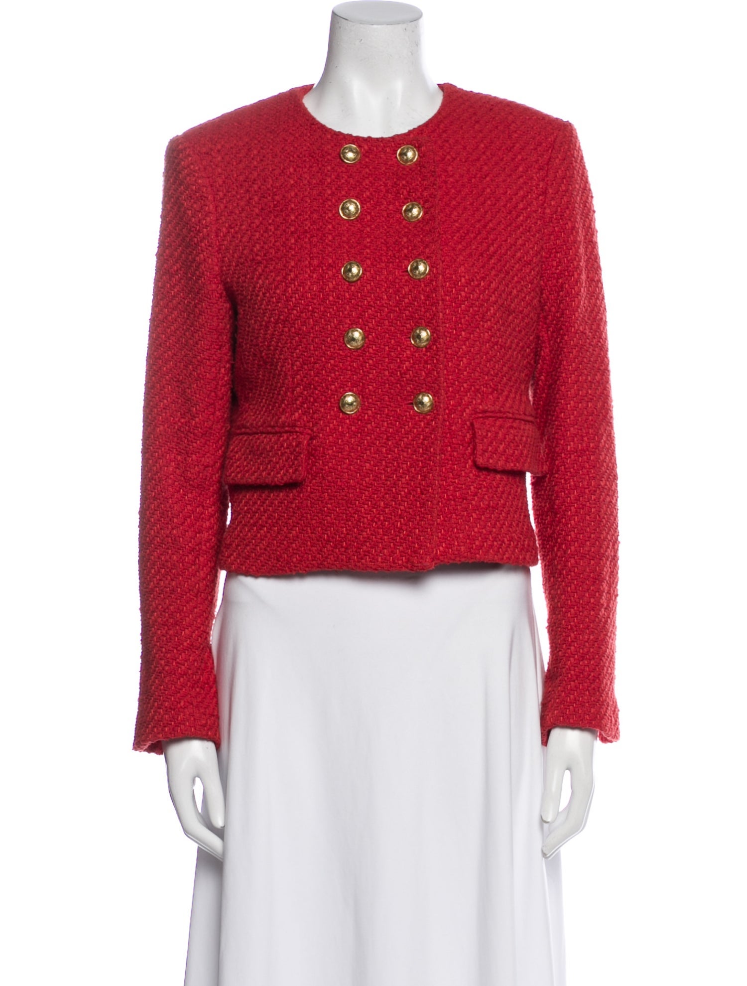 Veronica Beard Tweed Pattern Evening Jacket