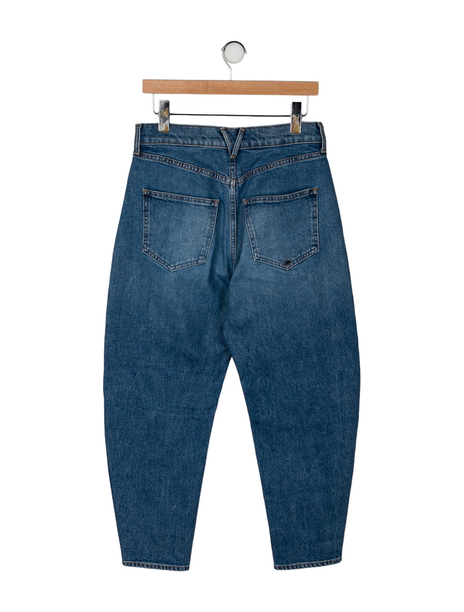 Veronica Beard High-Rise Straight Leg Jeans