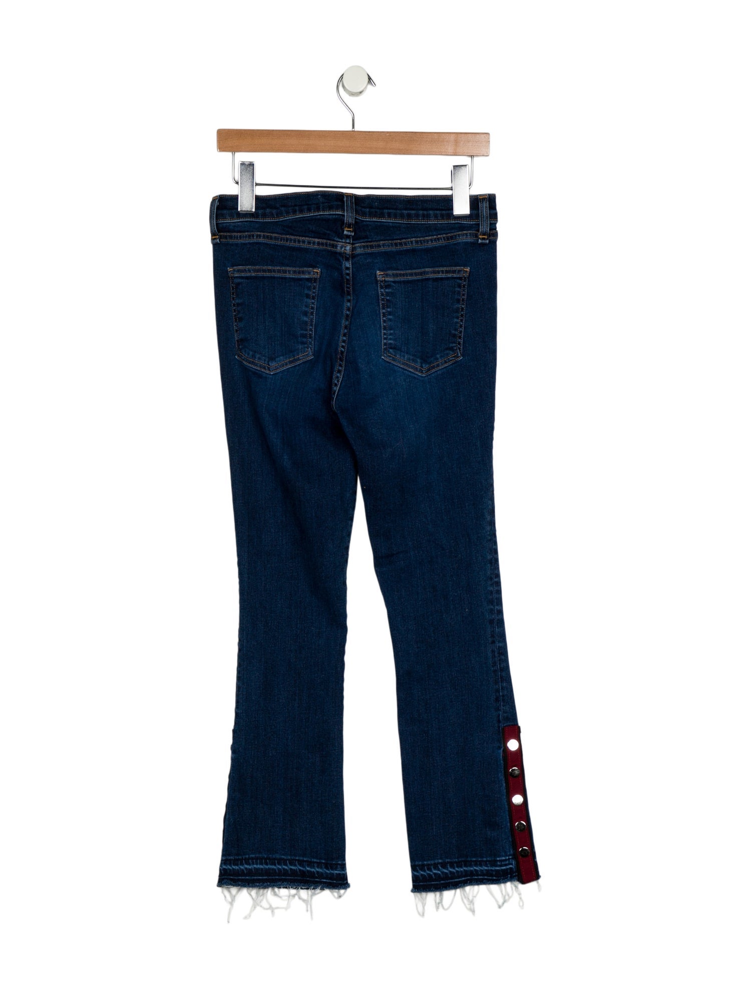 Veronica Beard Mid-Rise Straight Leg Jeans