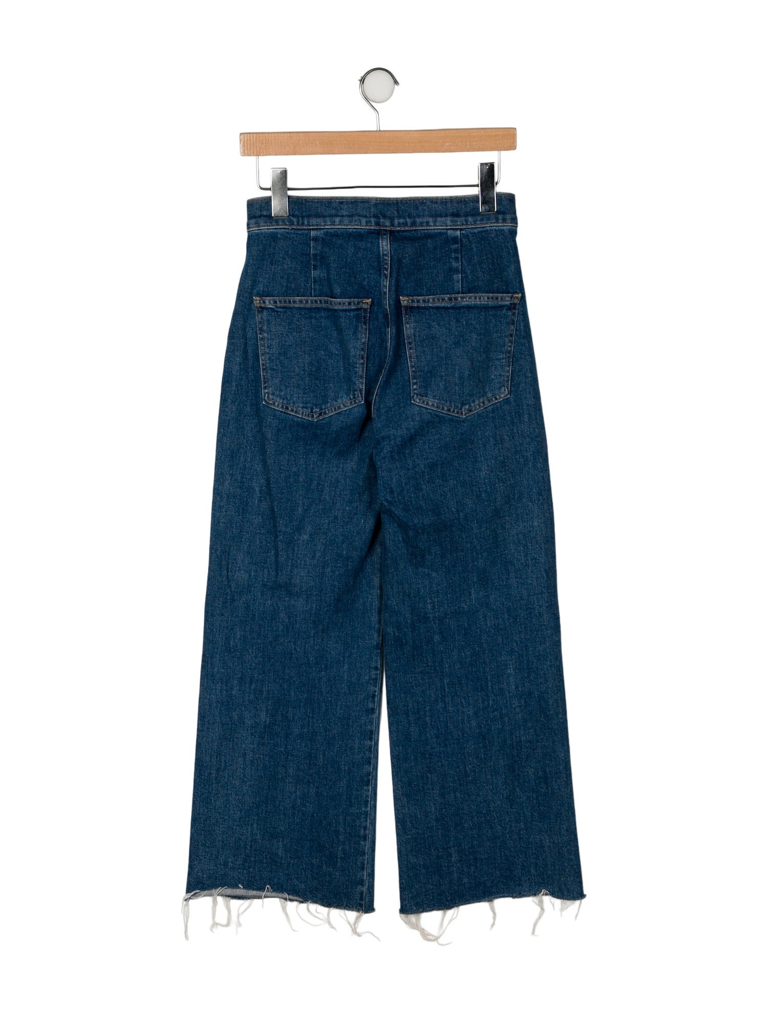 Veronica Beard High-Rise Wide Leg Jeans