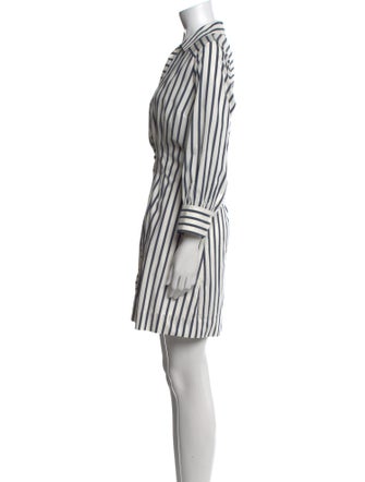Veronica Beard Striped Mini Dress