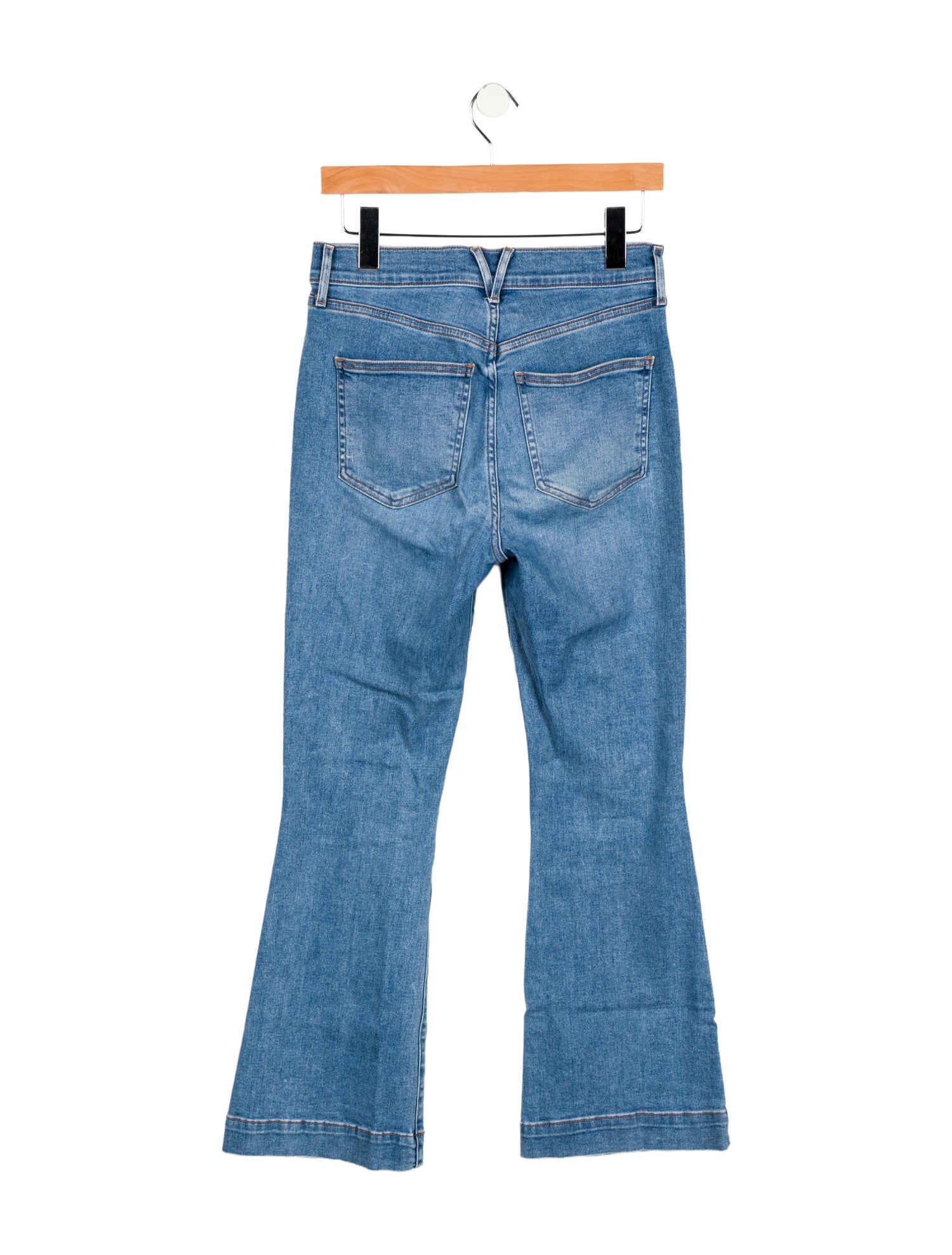 Veronica Beard Mid-Rise Straight Leg Jeans
