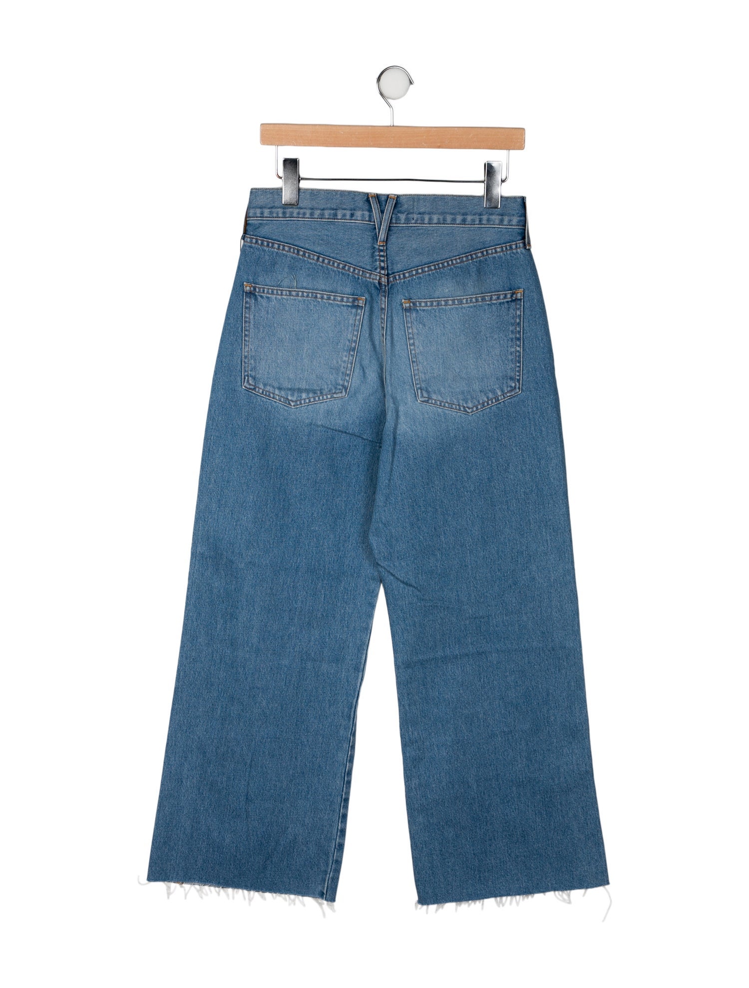 Veronica Beard High-Rise Wide Leg Jeans