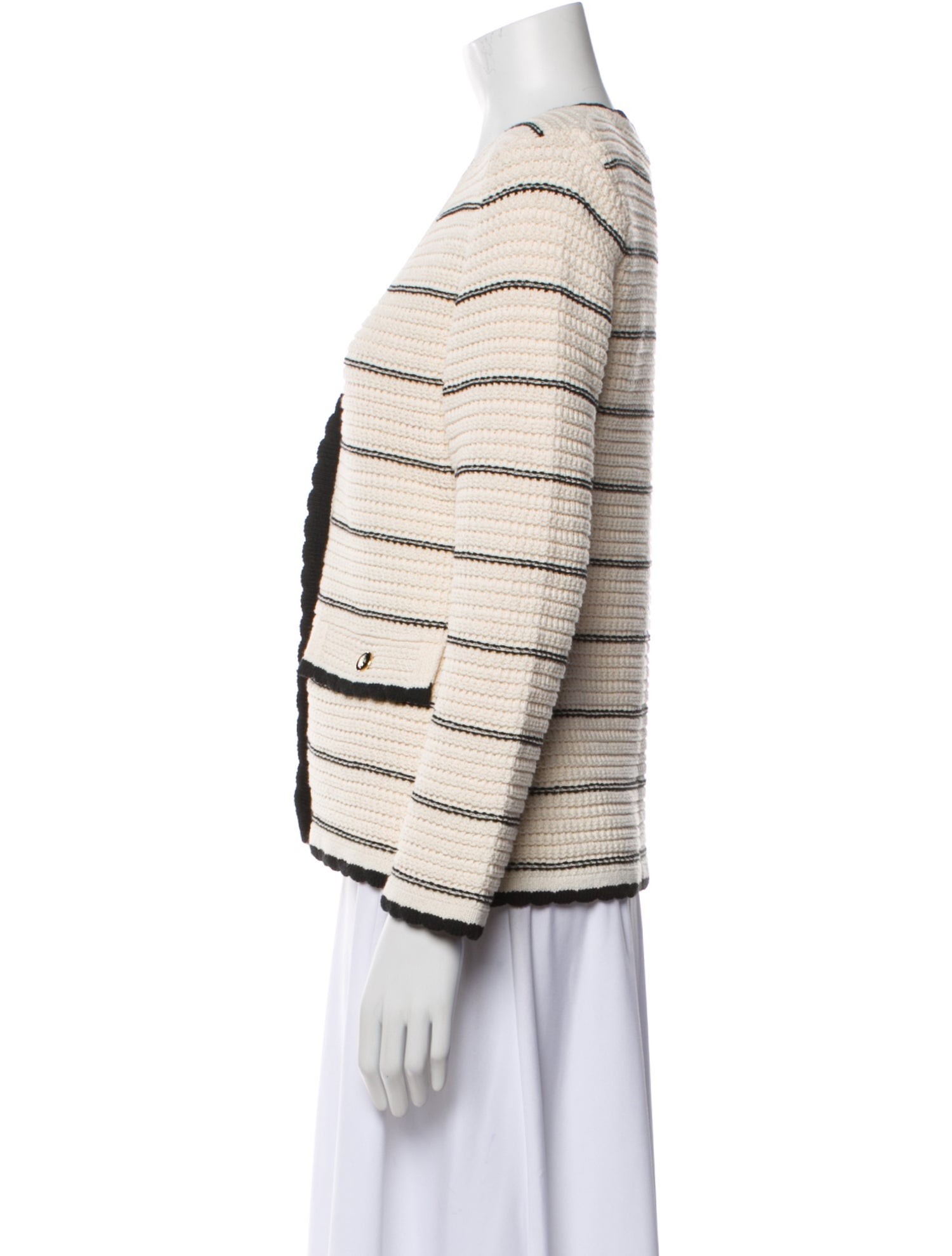 Veronica Beard Striped Evening Jacket