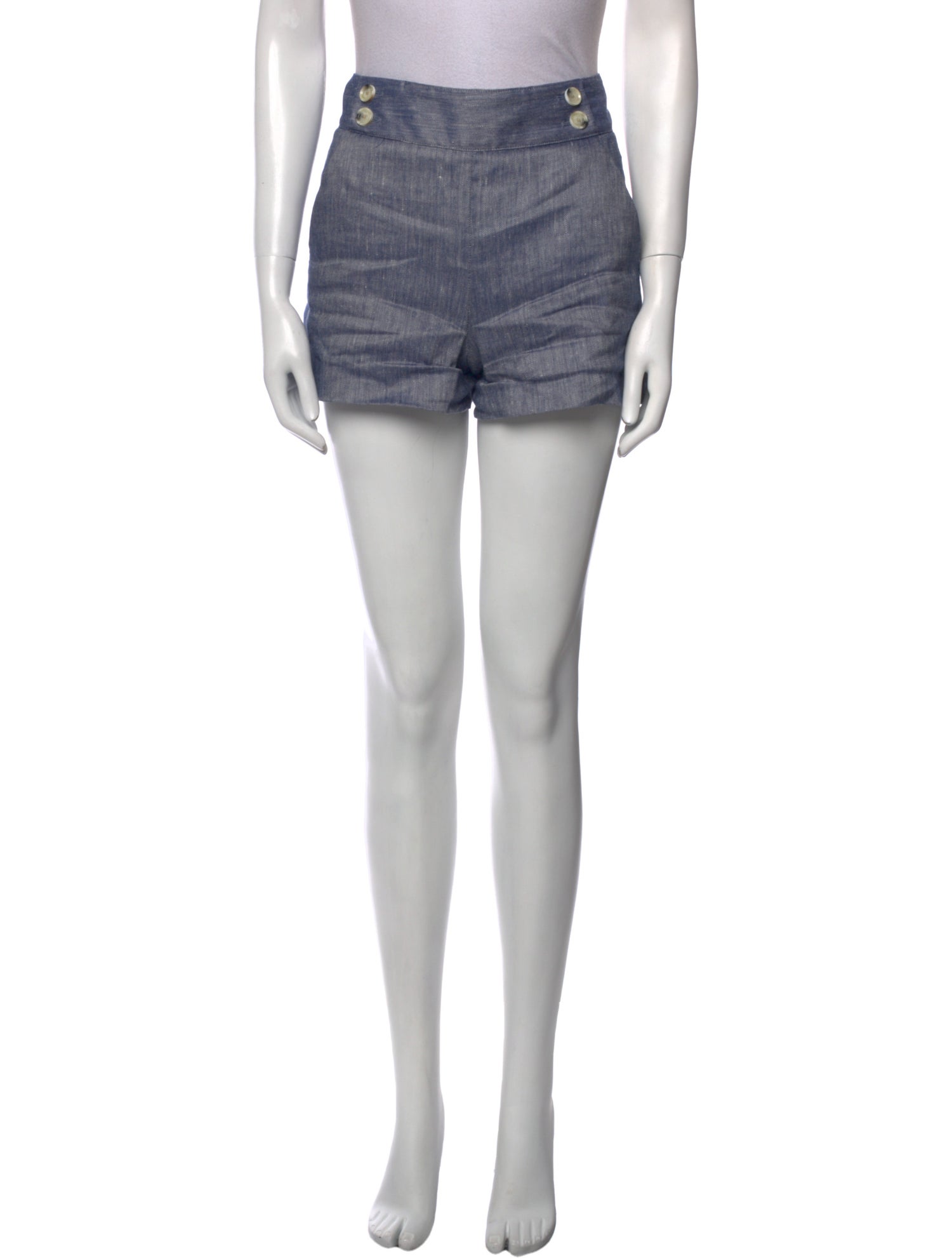 Veronica Beard Linen Mini Shorts
