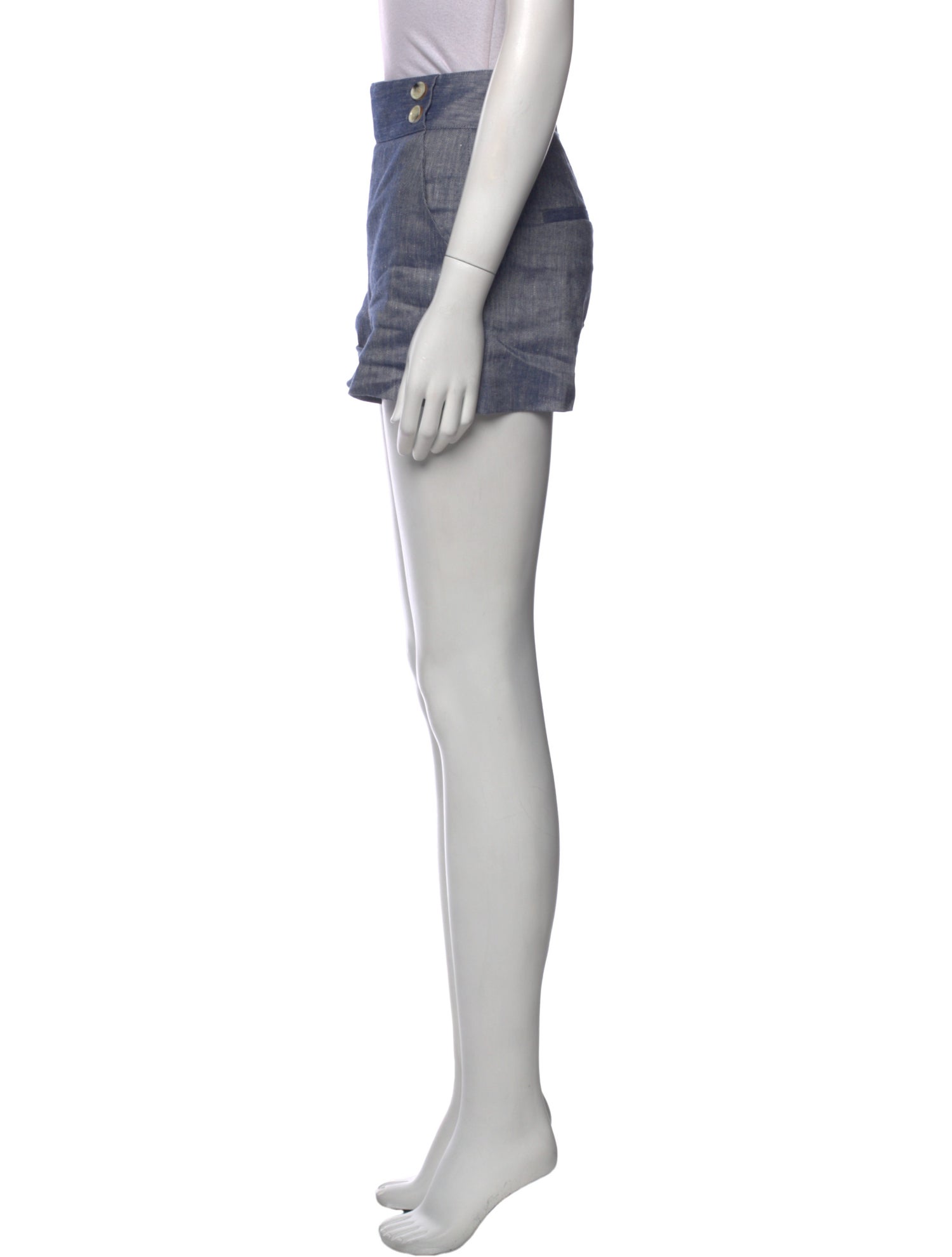 Veronica Beard Linen Mini Shorts