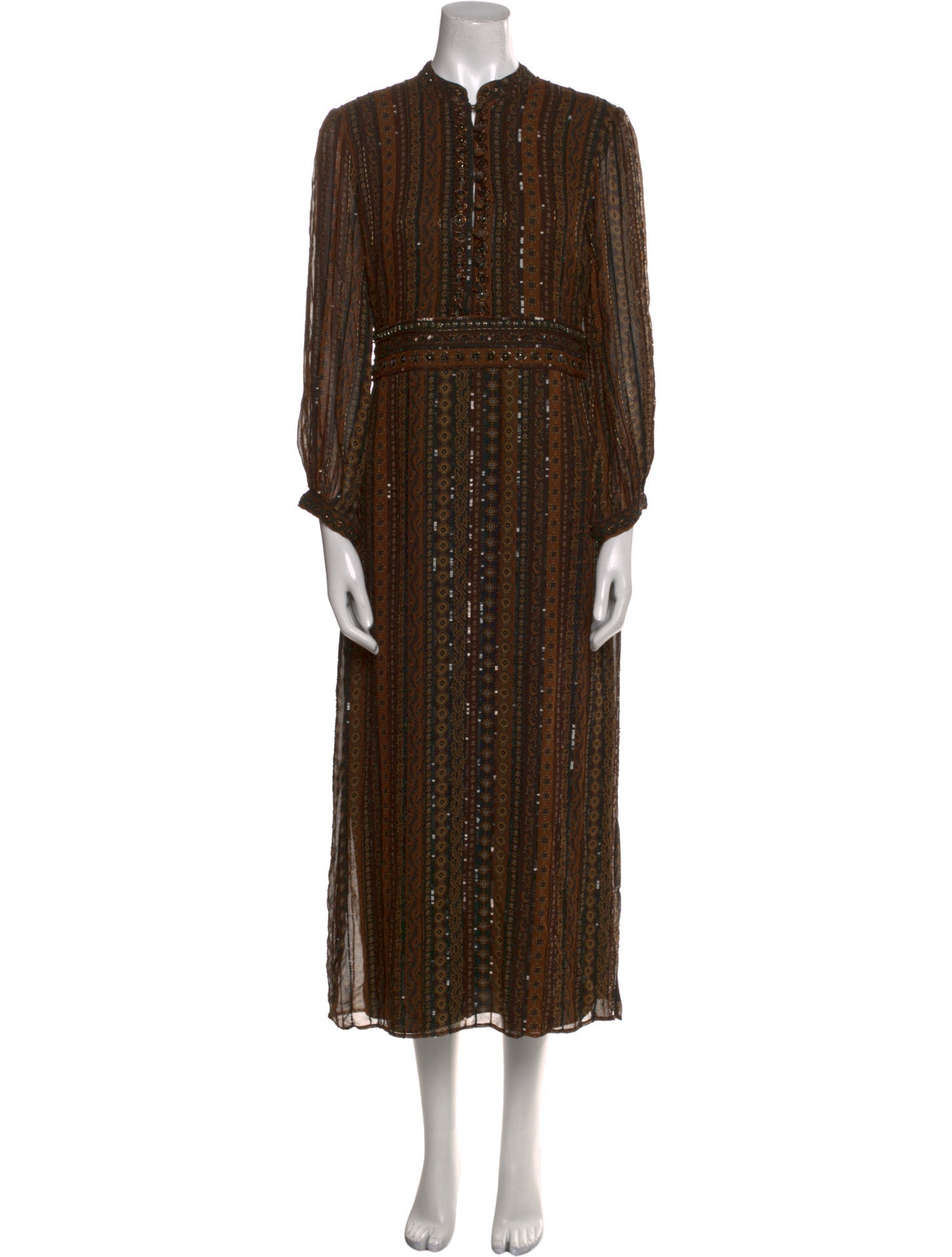 Veronica Beard Striped Long Dress