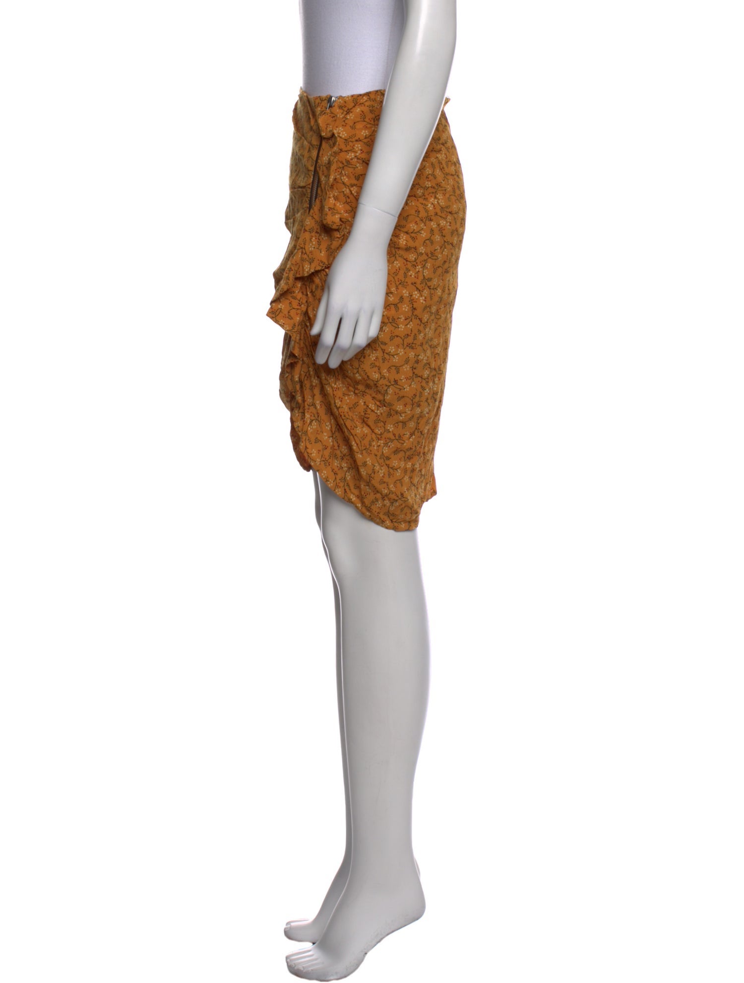 Veronica Beard Floral Print Knee-Length Skirt