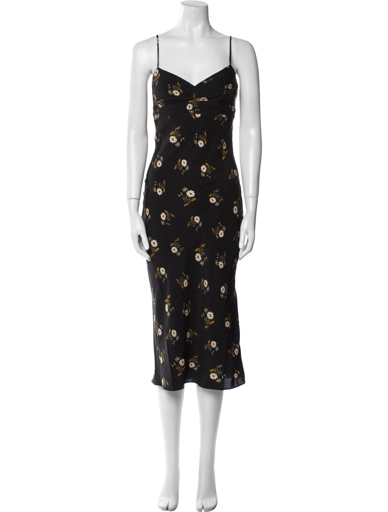 Veronica Beard Floral Print Midi Length Dress w/ Tags