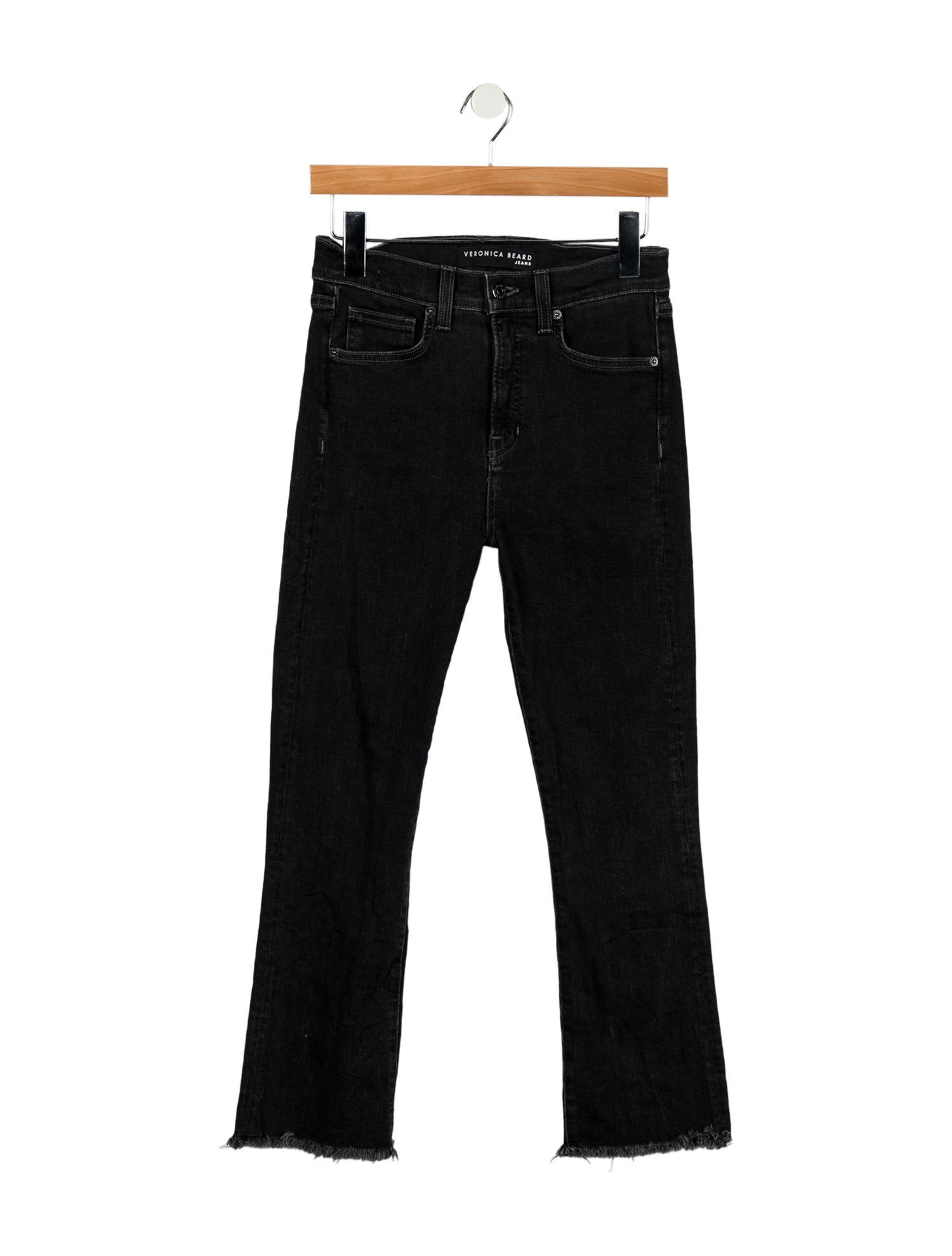 Veronica Beard High-Rise Straight Leg Jeans