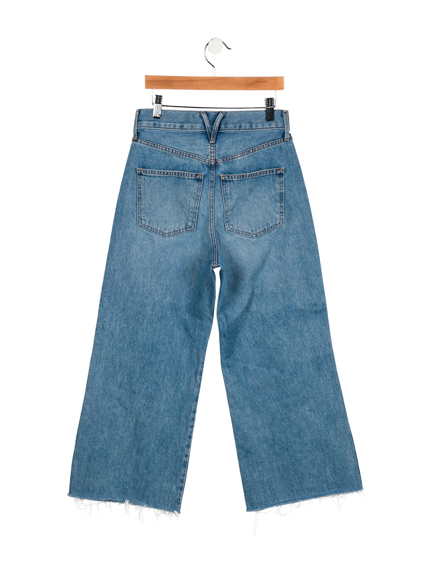 Veronica Beard High-Rise Wide Leg Jeans