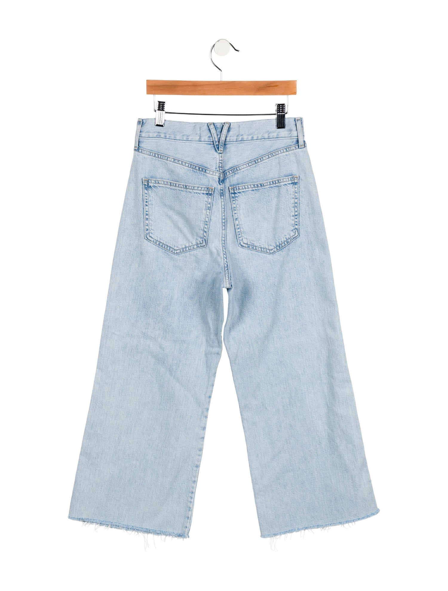 Veronica Beard High-Rise Wide Leg Jeans