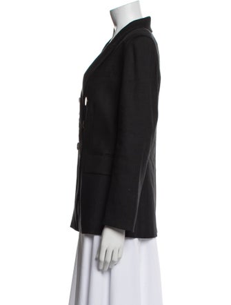 Veronica Beard Linen Peacoat