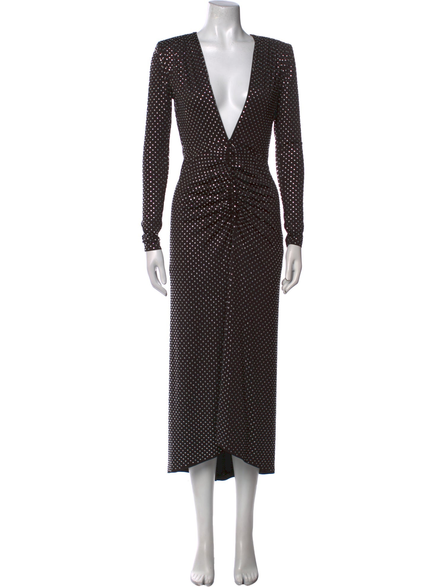 Veronica Beard V-Neck Long Dress