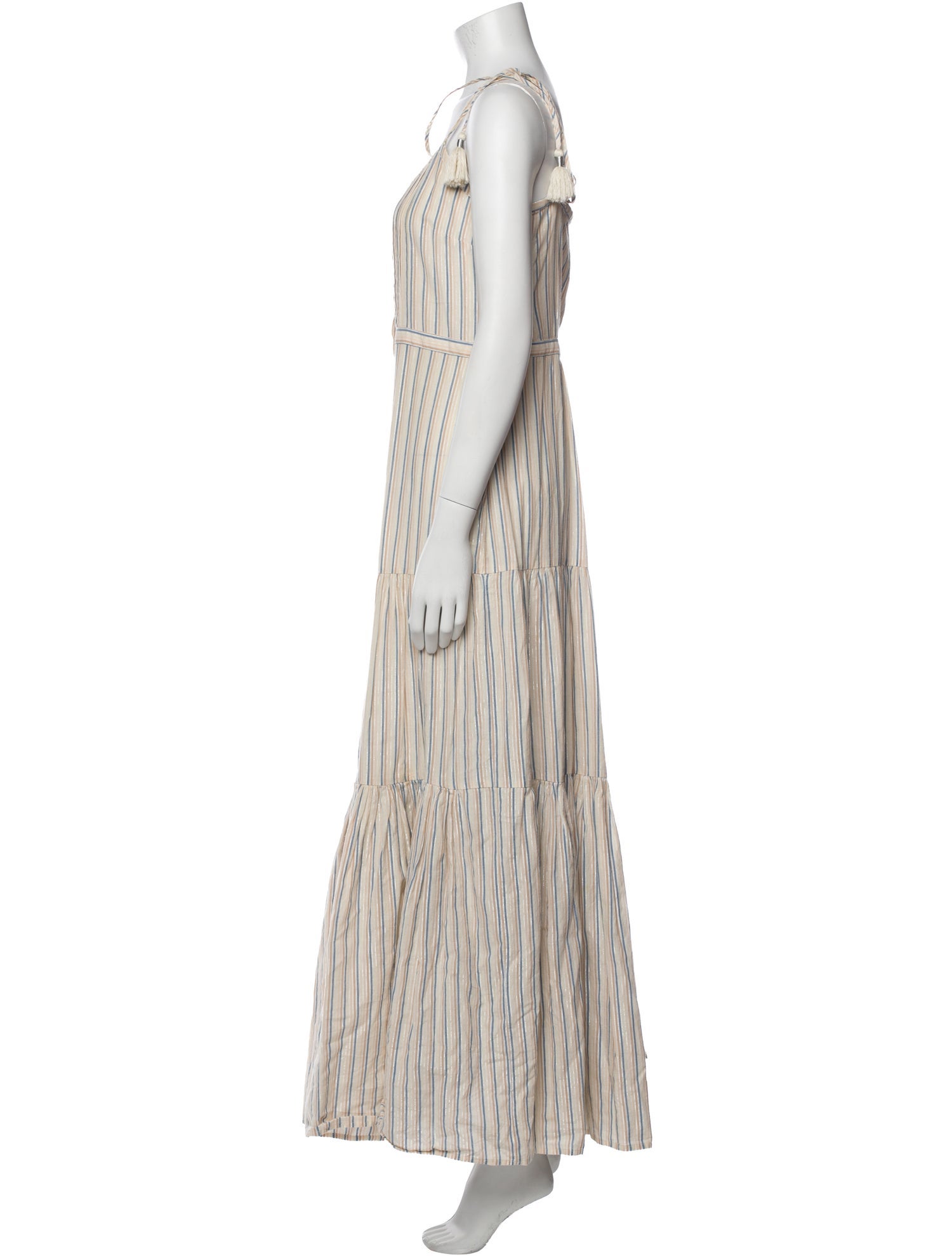 Veronica Beard Striped Long Dress