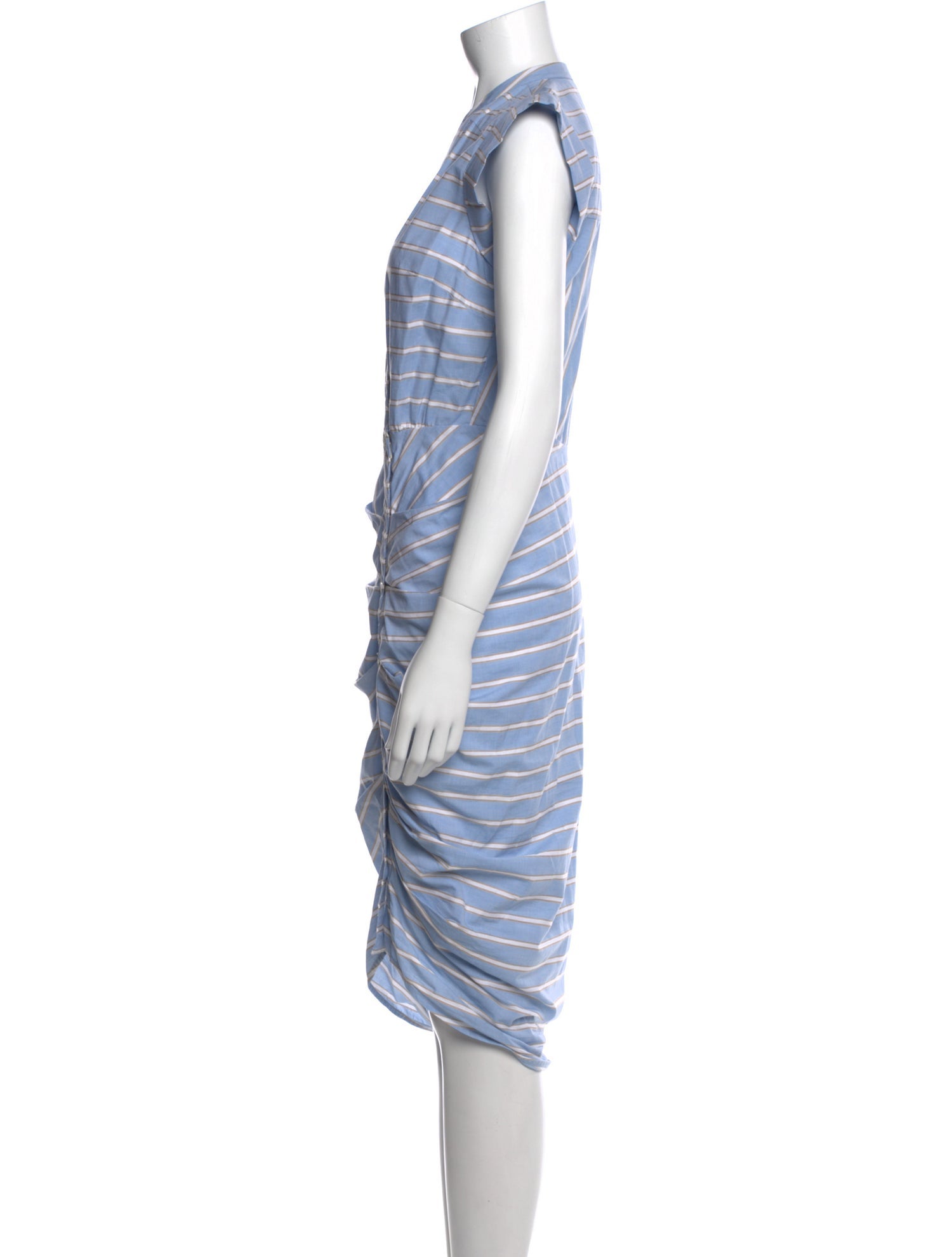 Veronica Beard Striped Midi Length Dress
