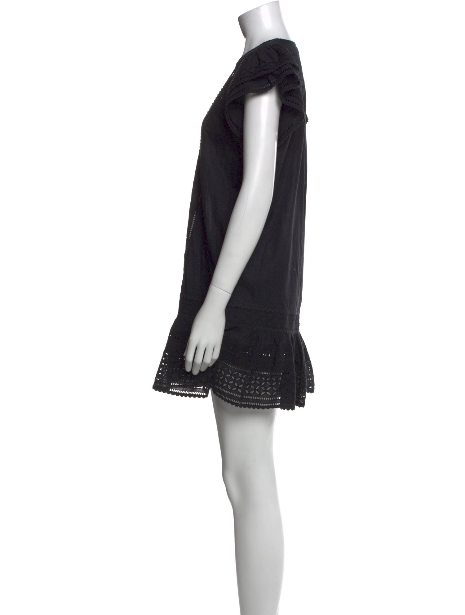 Veronica Beard V-Neck Mini Dress