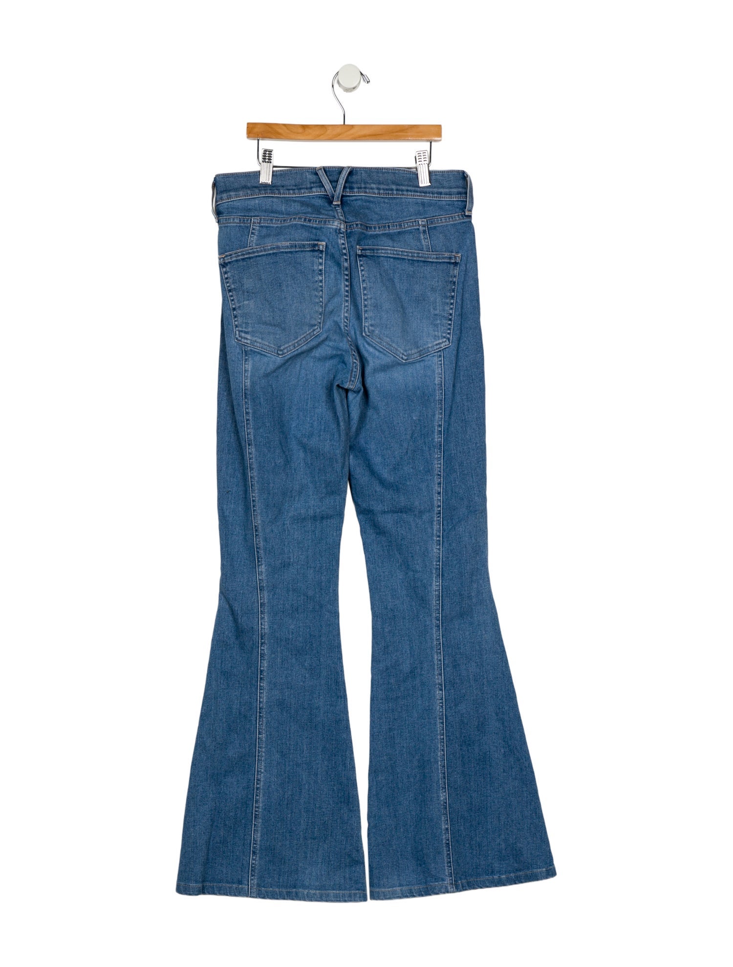 Veronica Beard High-Rise Wide Leg Jeans