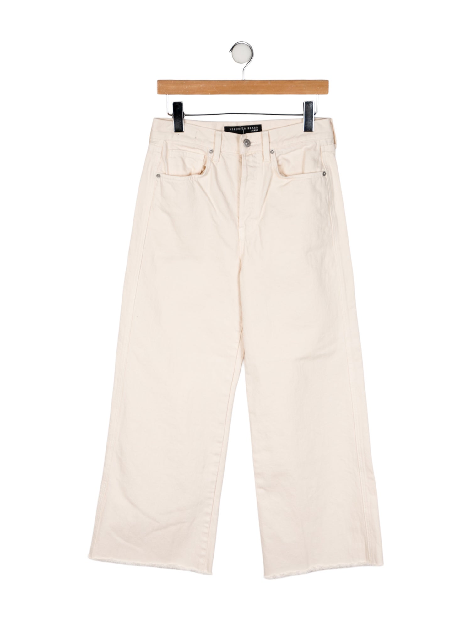 Veronica Beard High-Rise Wide Leg Jeans